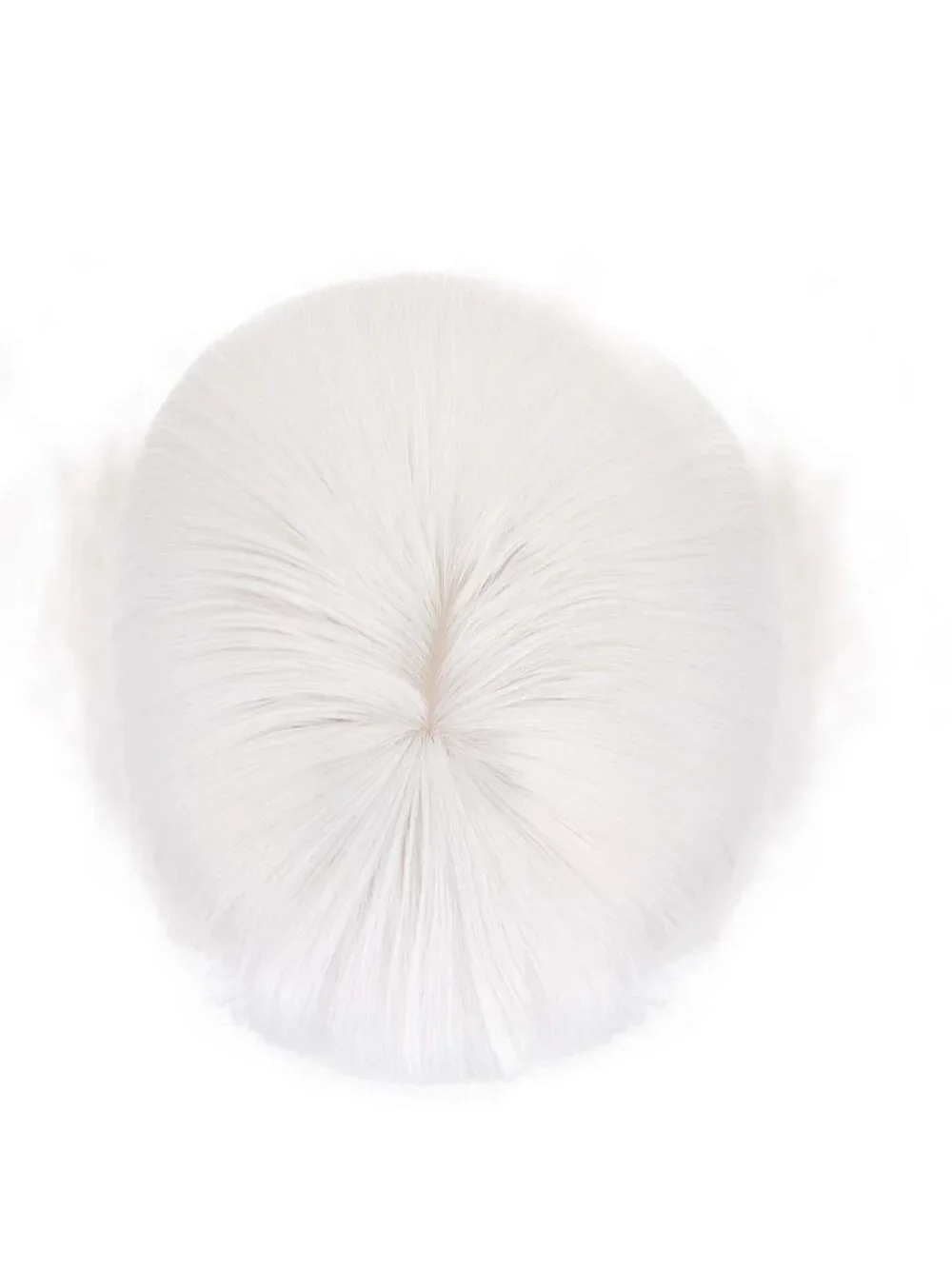 Women's White Natural Long Wavy Cosplay Heat Resistant Synthetic Fiber Wigs
